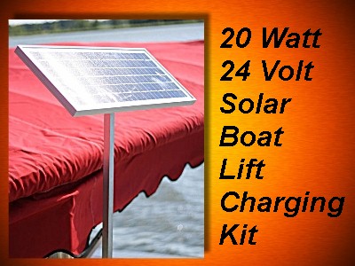 20w 24v Solar Boat Lift Charger
